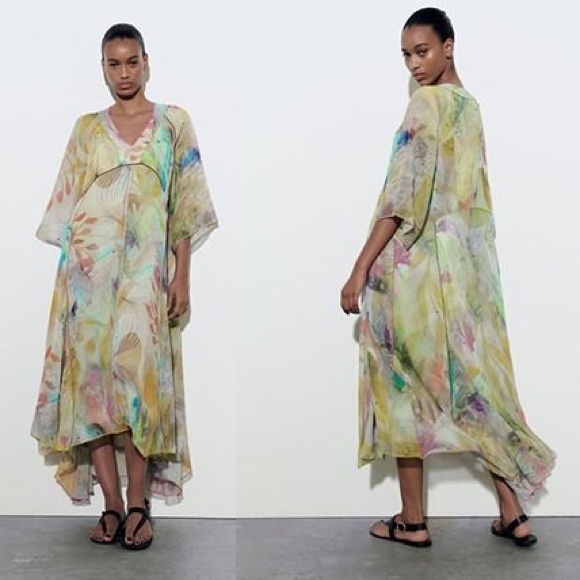 ZARA PRINTED DRESS LIMITED EDITION - Picture 10 of 15